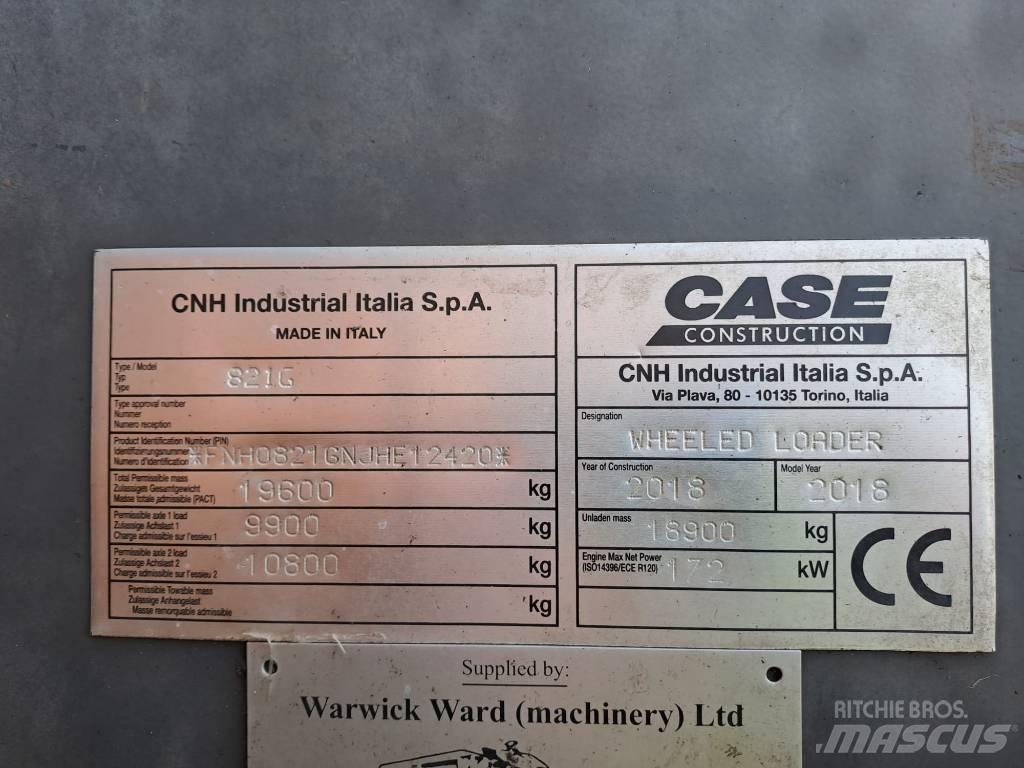 CASE 821GXR Wielladers