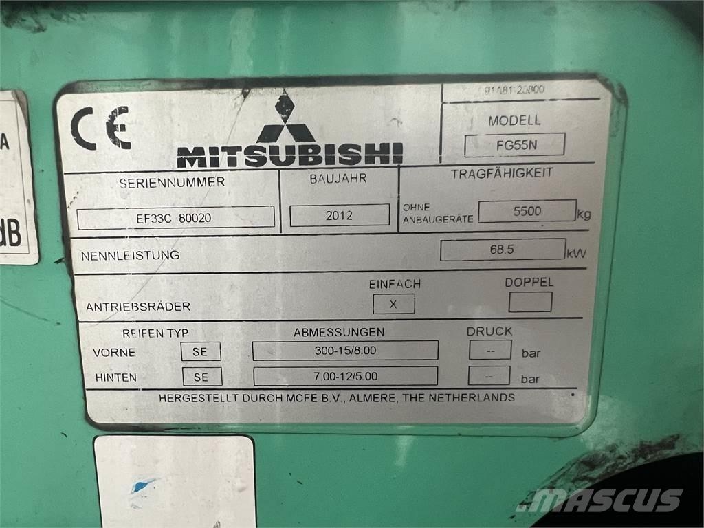 Mitsubishi FG 55 N LPG heftrucks