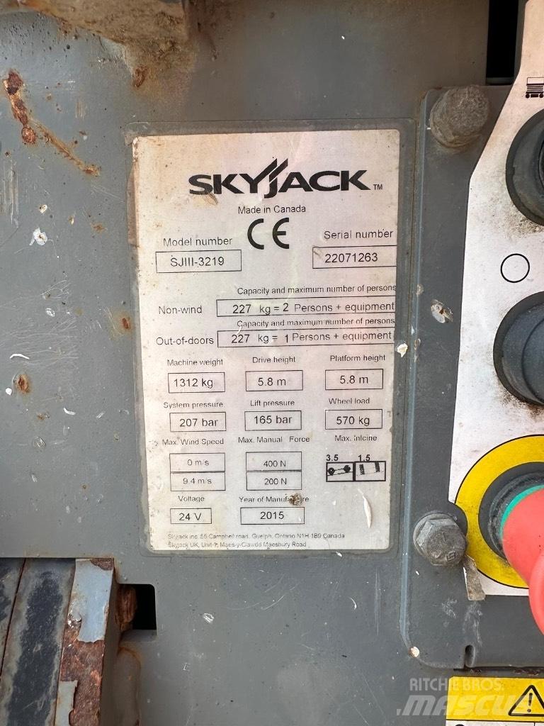 SkyJack SJ 3219 Schaarhoogwerkers
