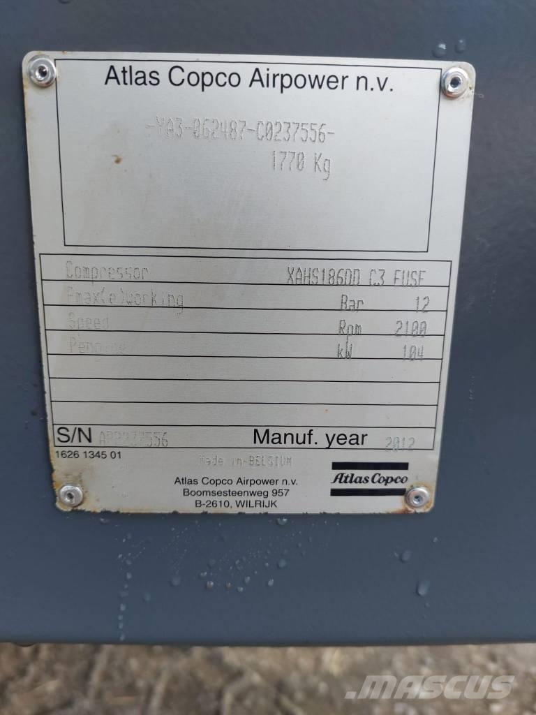 Atlas Copco XAHS186 Compressors