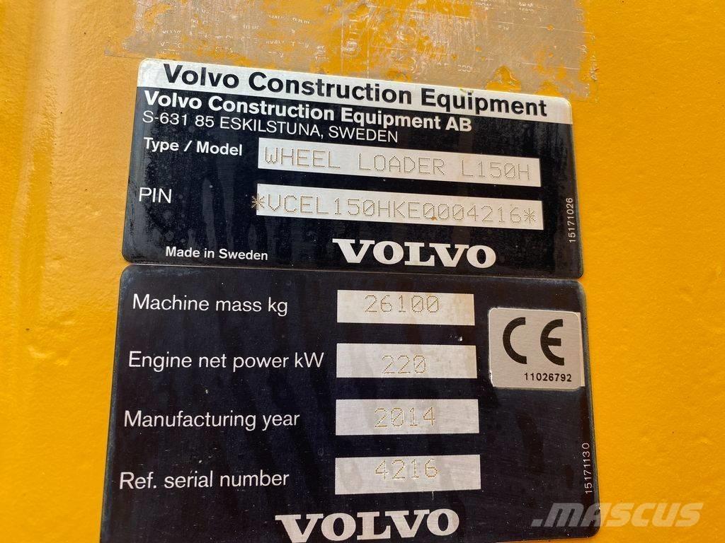 Volvo L 150 H Wielladers