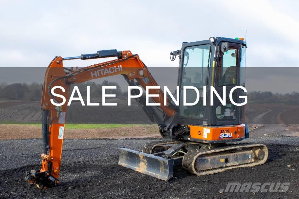 Hitachi ZX33U-6 Minigraafmachines < 7t