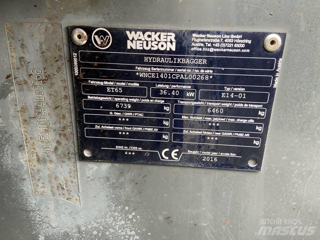 Wacker Neuson ET65 Rupsgraafmachines