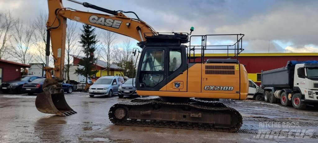 CASE CX 210 D Rupsgraafmachines