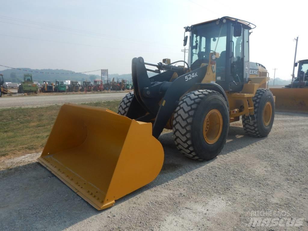 John Deere 524K Wielladers