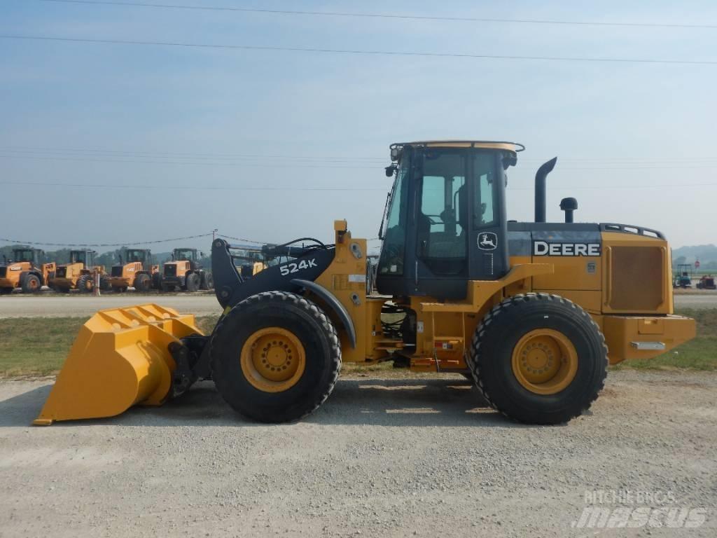 John Deere 524K Wielladers