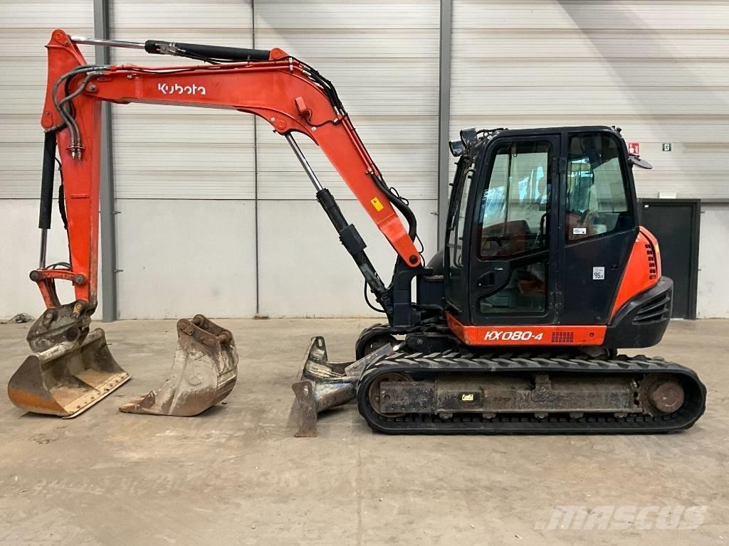 Kubota KX 080-4 Midigraafmachines 7t - 12t
