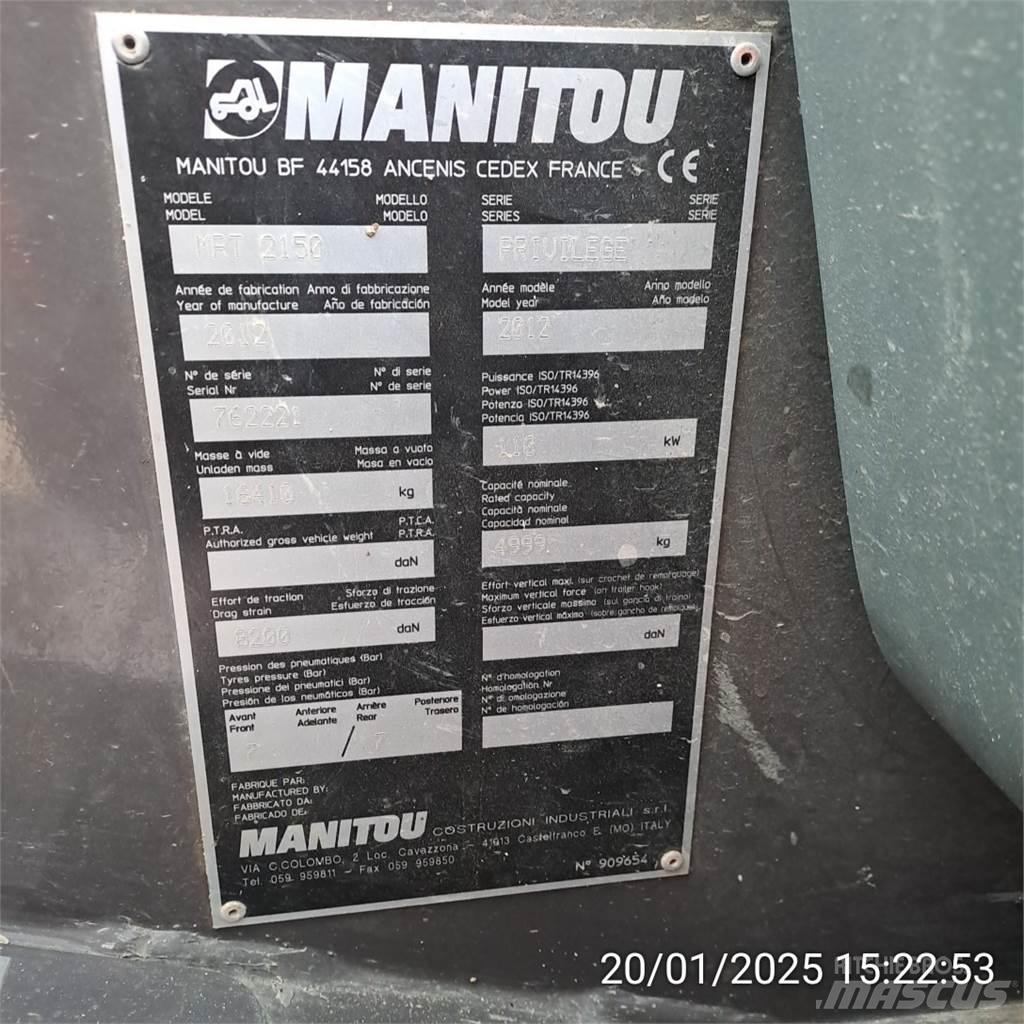 Manitou 2150MRT Verreikers