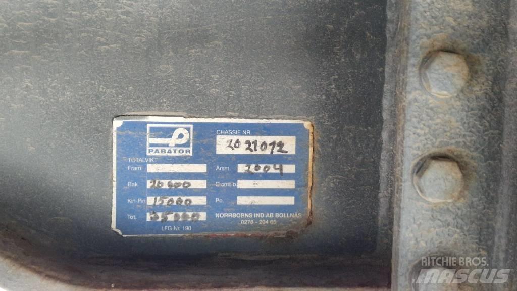 Parator SVX15-20 Gesloten opleggers