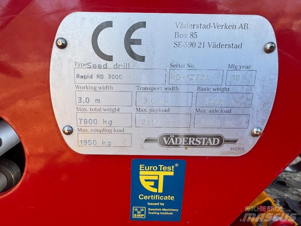 Väderstad Rapid 300C Zaaicombinaties