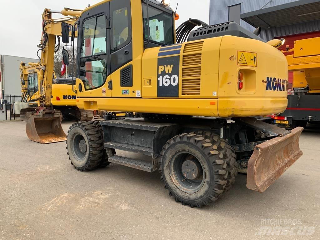 Komatsu PW 160 Wielgraafmachines