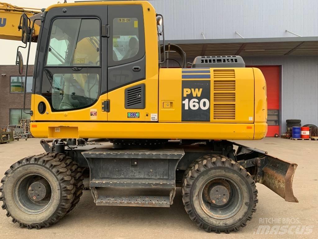 Komatsu PW 160 Wielgraafmachines