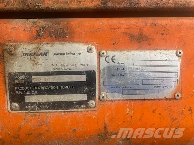 Doosan DX 420 LC Rupsgraafmachines