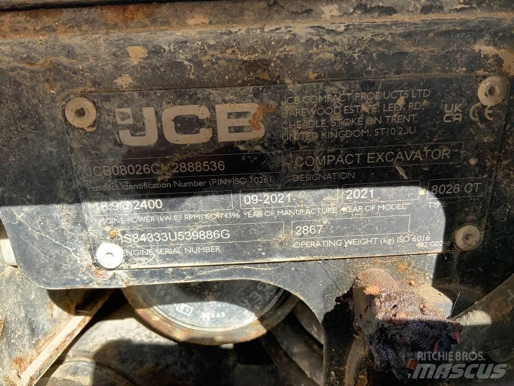 JCB 8026 CTS Minigraafmachines < 7t
