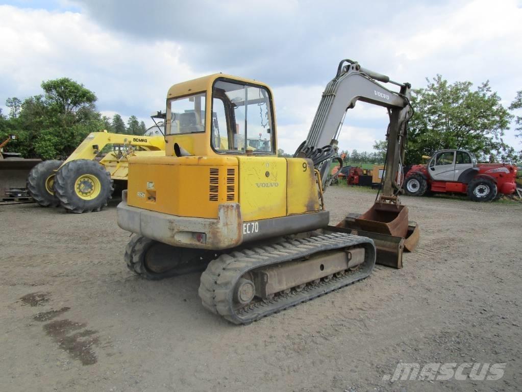 Volvo EC 70  ECR 88 Midigraafmachines 7t - 12t