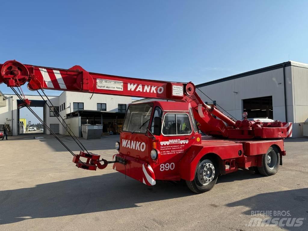 Krupp 6Gtk Ruwterrein kranen