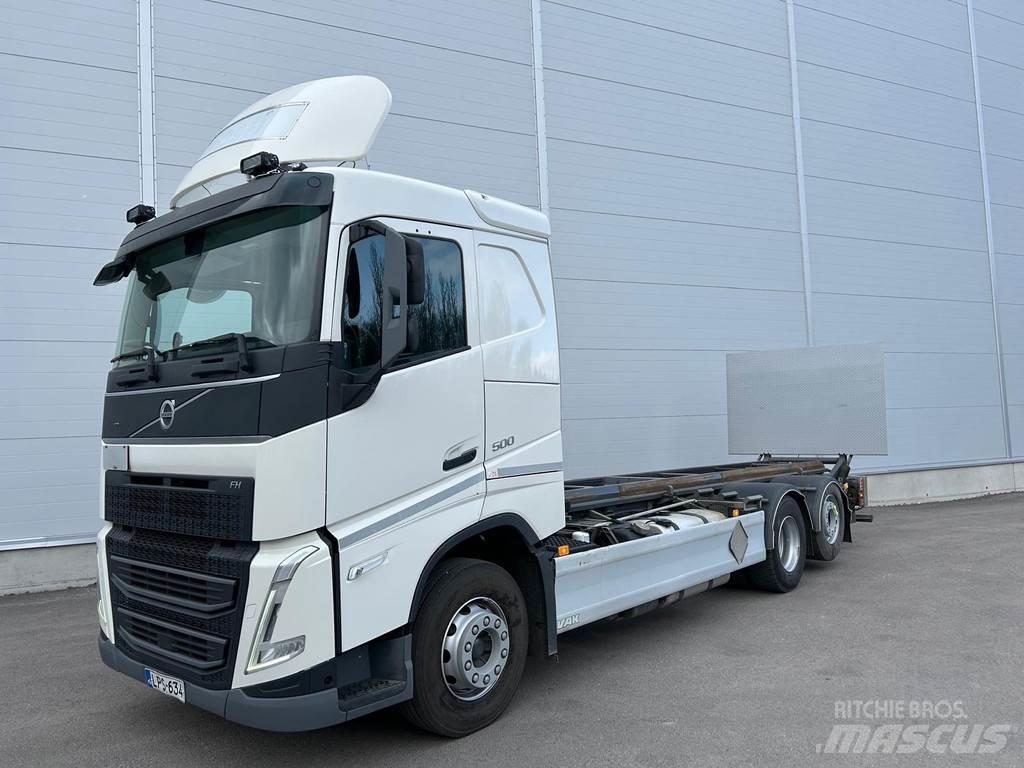 Volvo FH Containertrucks met kabelsysteem