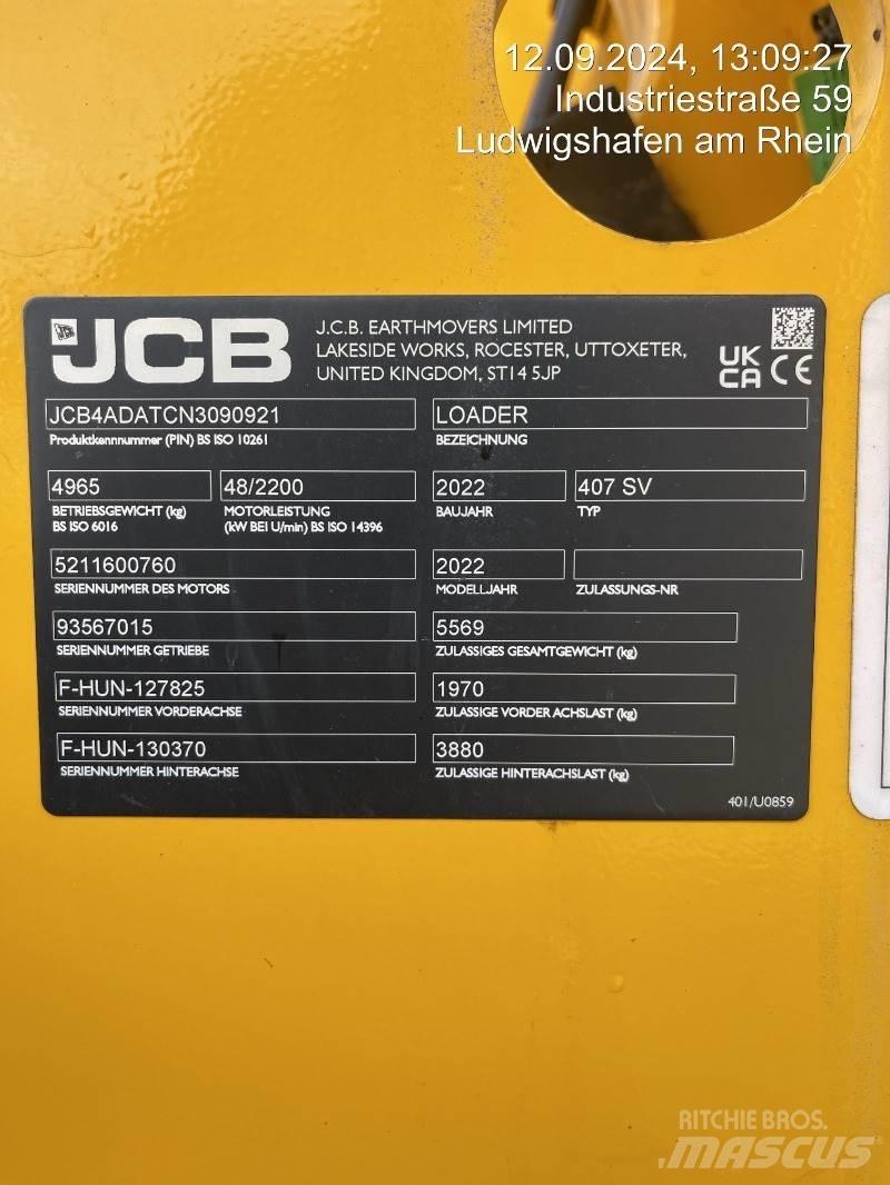 JCB 407 Wielladers