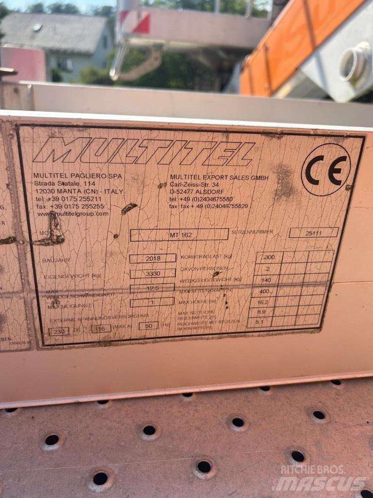 Multitel MT 162 Auto hoogwerkers