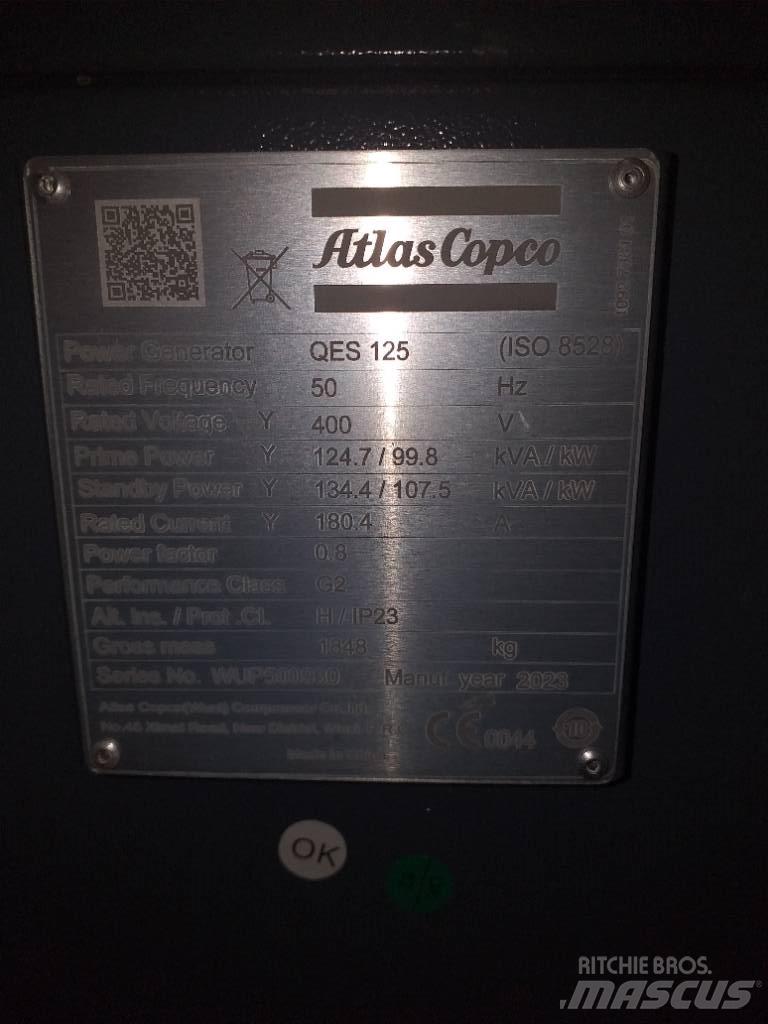 Atlas Copco QES125 Diesel generatoren