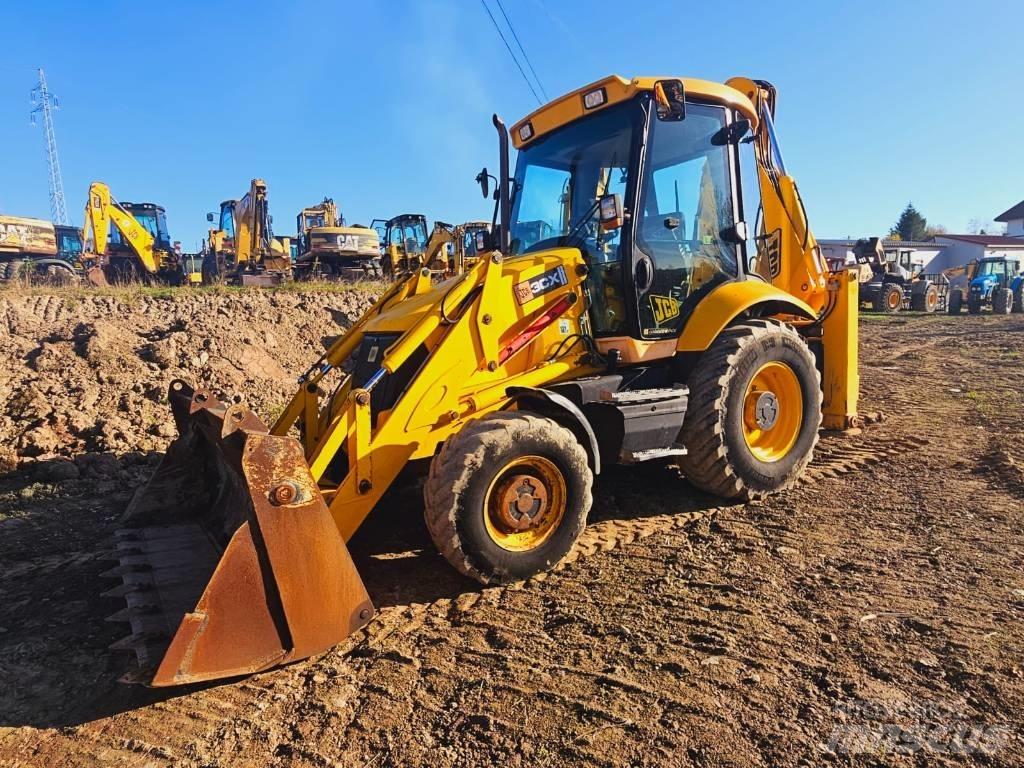 JCB 3 CX, JOYSTICK Graaf-laadcombinaties