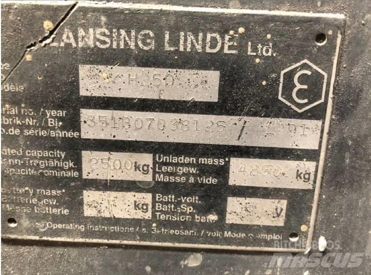 Linde H25D Diesel heftrucks