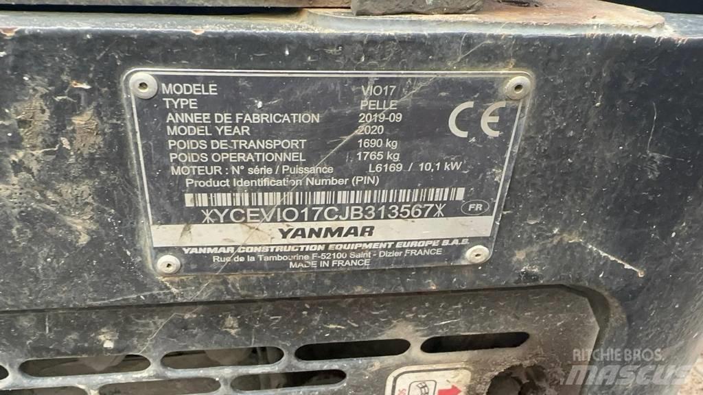 Yanmar Vio 17 Minigraafmachines < 7t