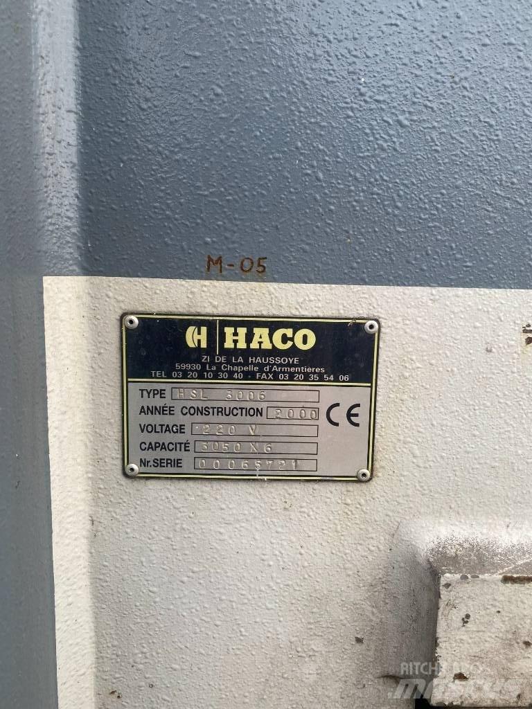  guillotine haco 3006 Lasapparaten