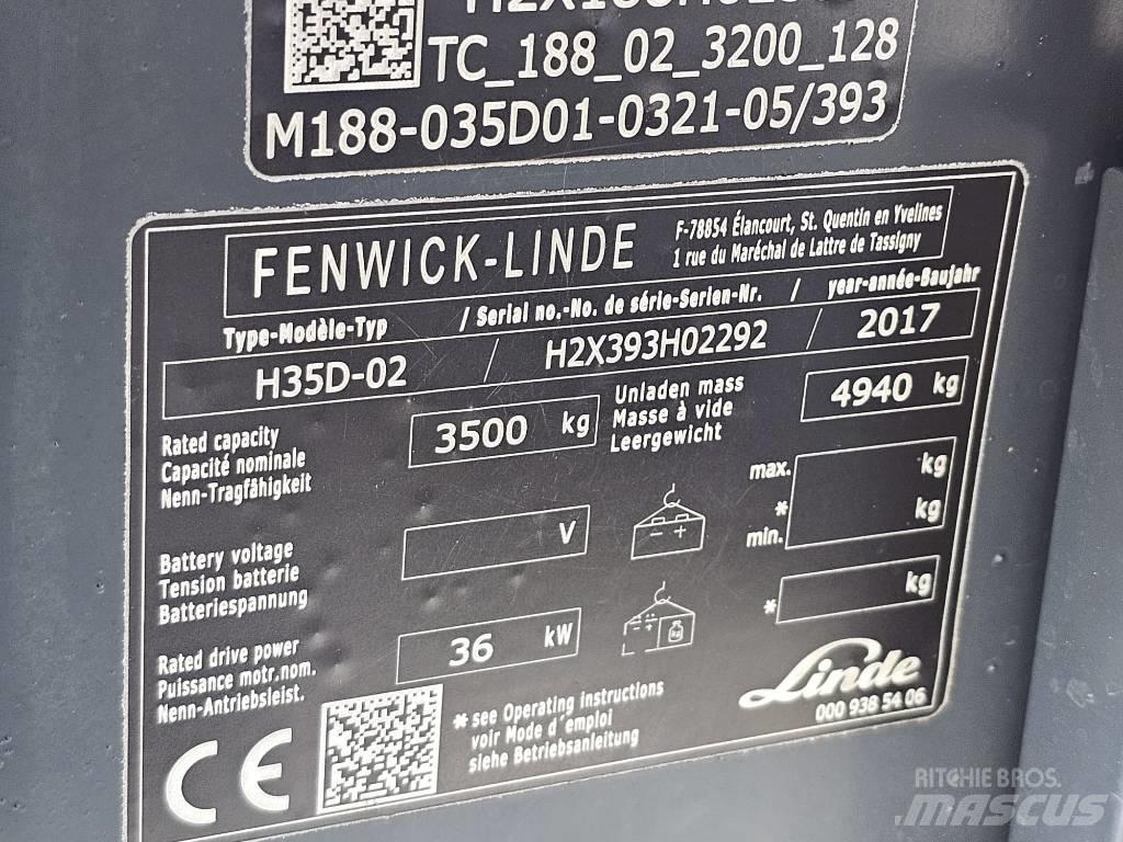 Linde H35D-02 Diesel heftrucks
