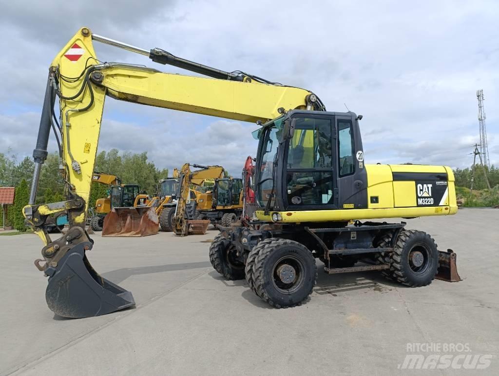 CAT M 322 D Wielgraafmachines