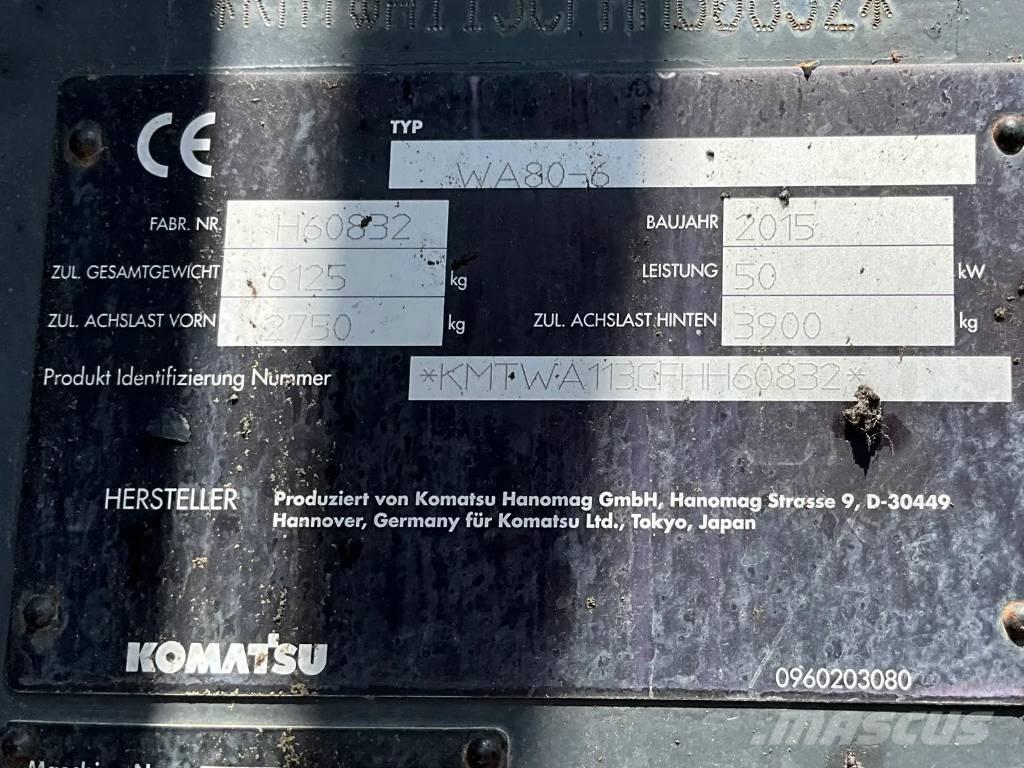 Komatsu WA 80-6 Wielladers