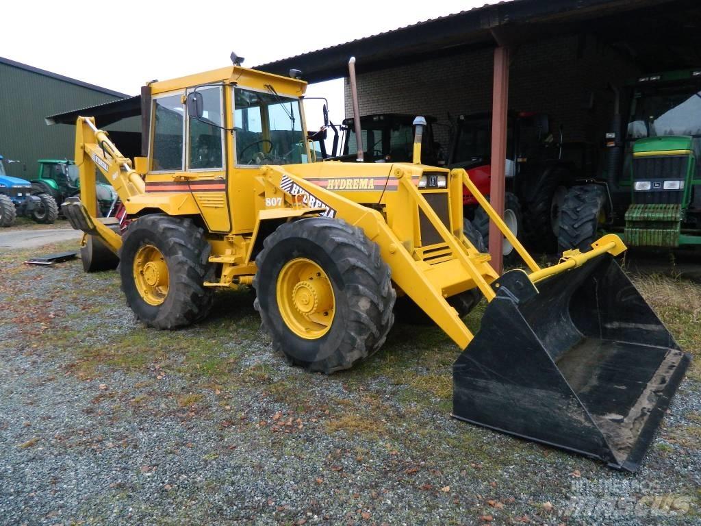Hydrema 807 Wielgraafmachines