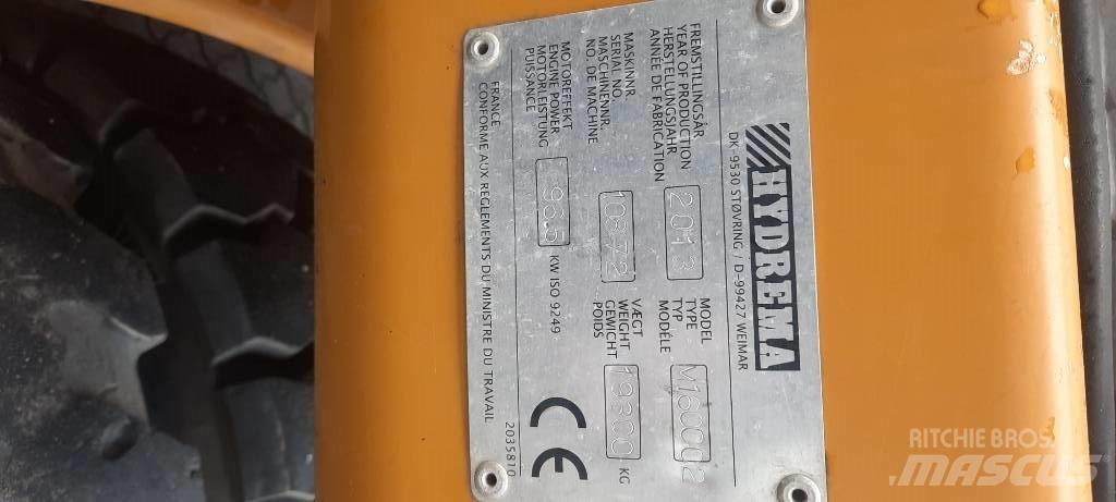 Hydrema M1600C2 Wielgraafmachines