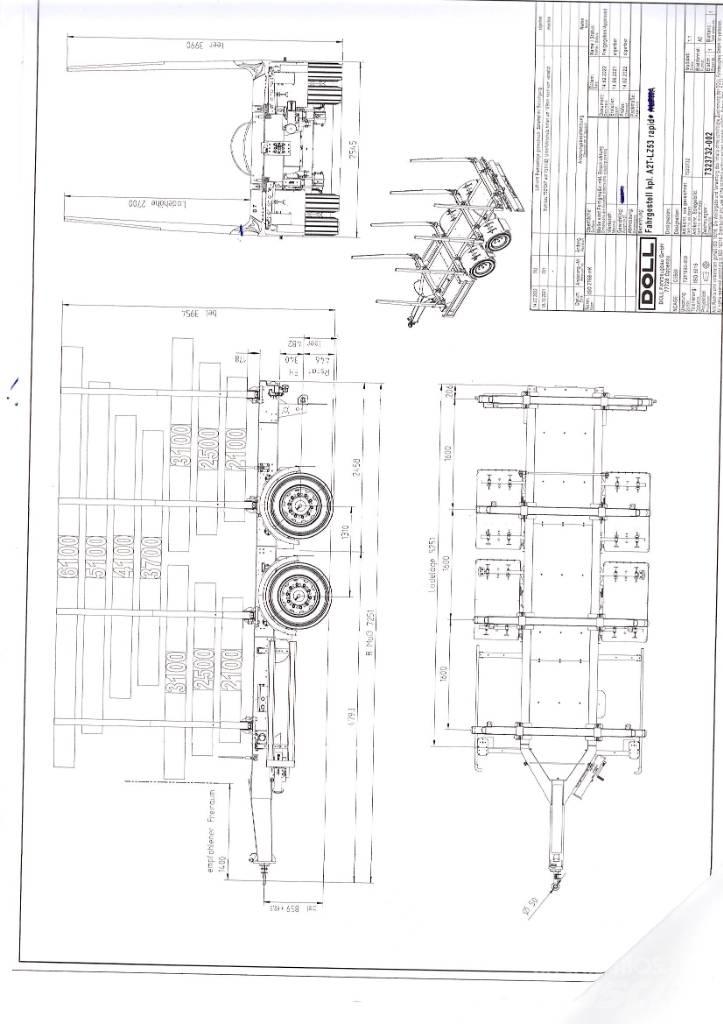 Doll A2T-LZ53 Hout-Aanhangers