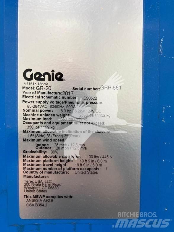 Genie GR20 Personenliften en invalideliften