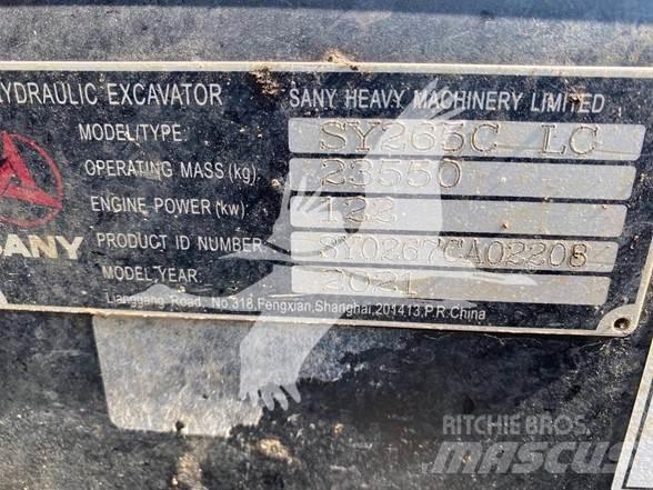 Sany SY265CLR Rupsgraafmachines