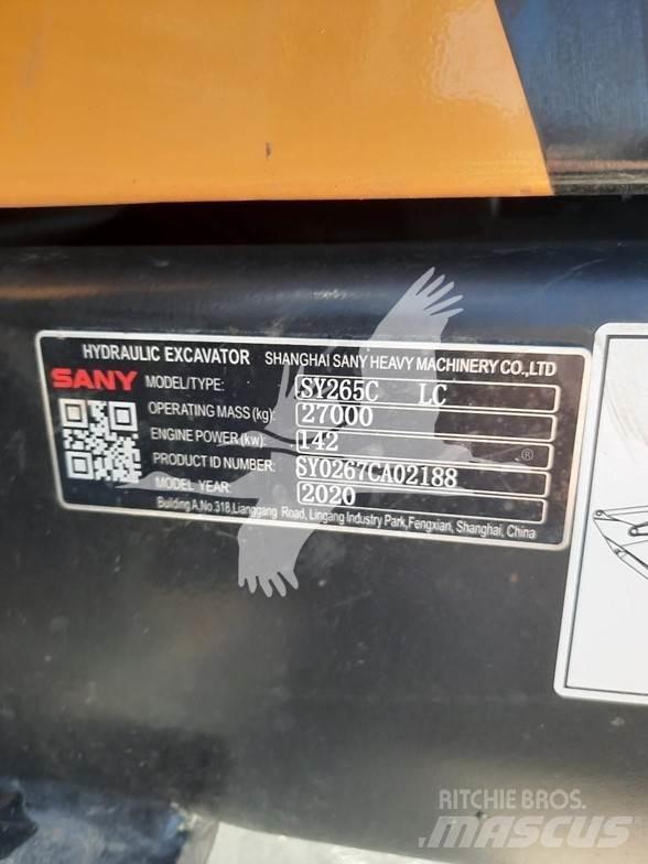 Sany SY265CLR Rupsgraafmachines