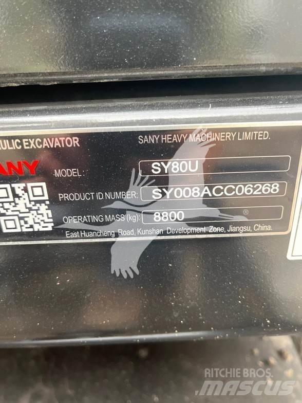 Sany SY80U Rupsgraafmachines