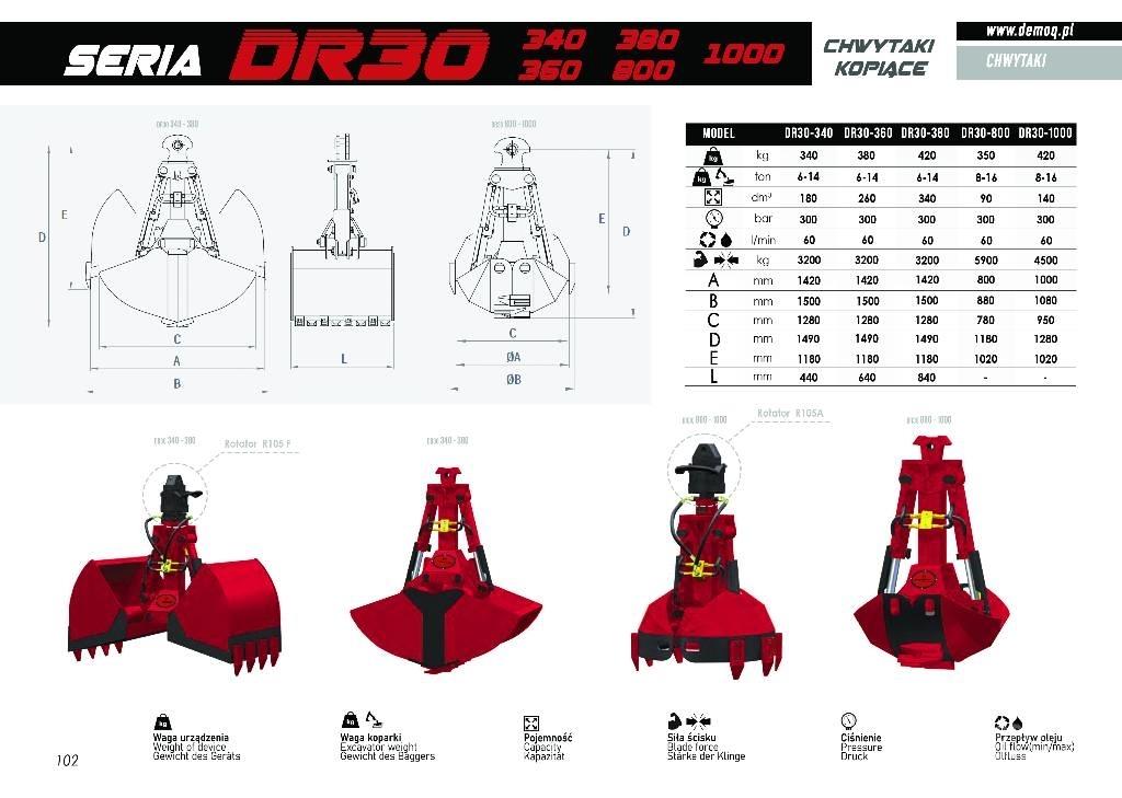  DEMOQ DR30 Grijpers