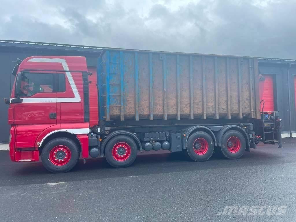 MAN TGX 35.480 Vlakke laadvloer met kraan