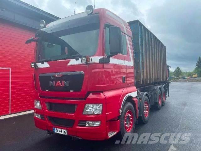 MAN TGX 35.480 Vlakke laadvloer met kraan