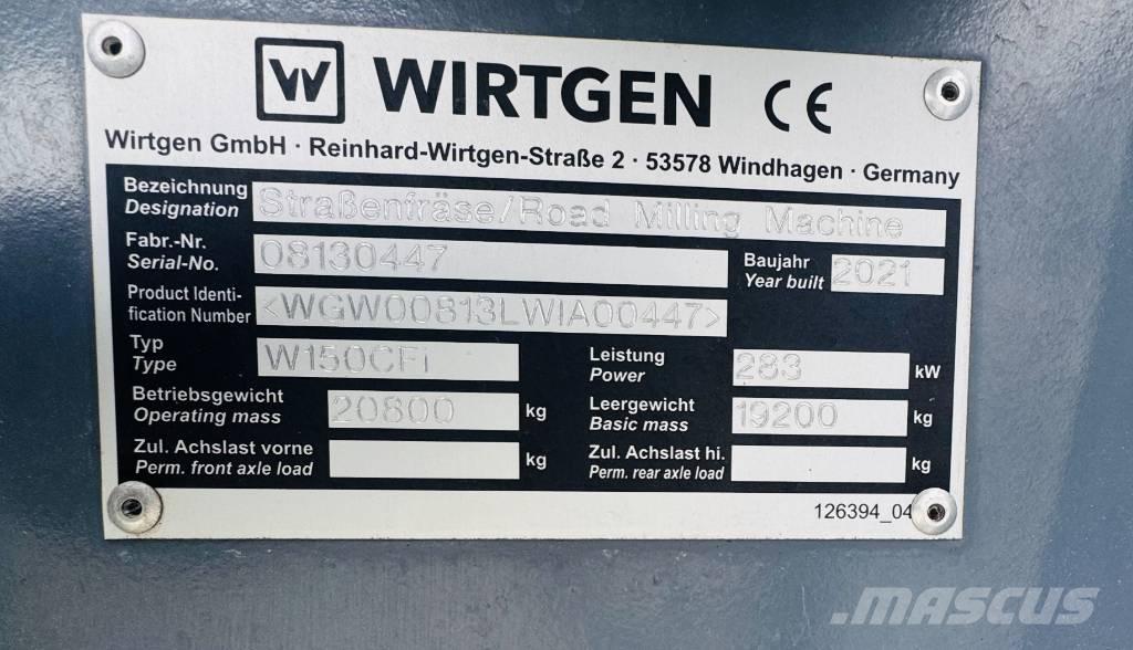 Wirtgen W 150 CFi Asfaltfrezen