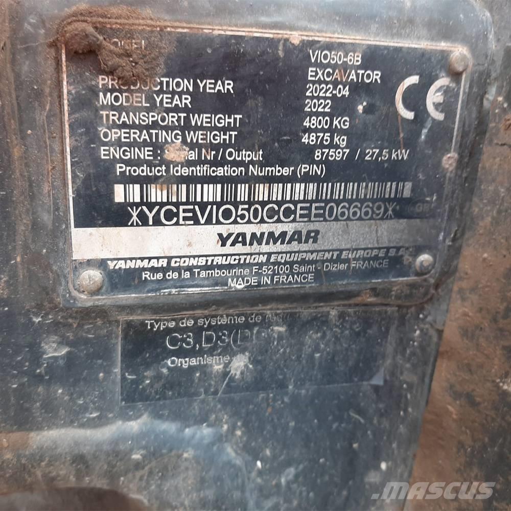 Yanmar Vio 50 Minigraafmachines < 7t