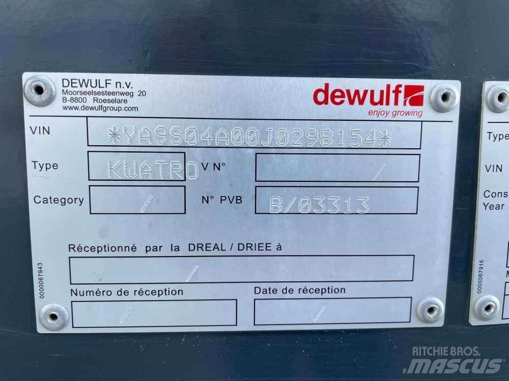 Dewulf KWATRO Landbouw - overige