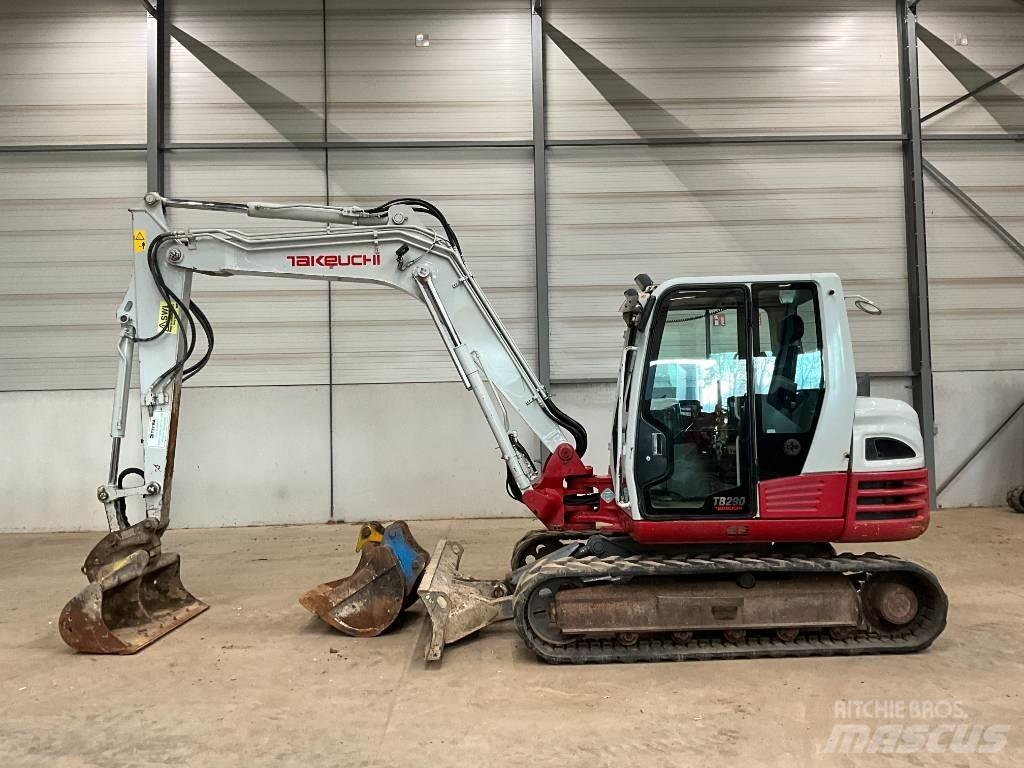 Takeuchi TB 290 Midigraafmachines 7t - 12t