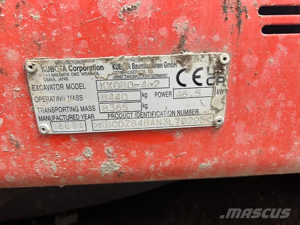 Kubota KX 808-4 A2 Minigraafmachines < 7t