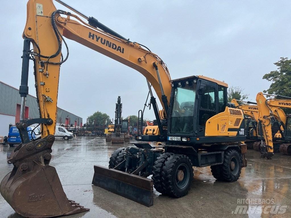Hyundai HW140 Wielgraafmachines