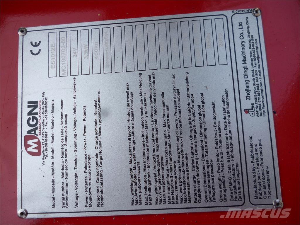 Magni ES1012E Schaarhoogwerkers