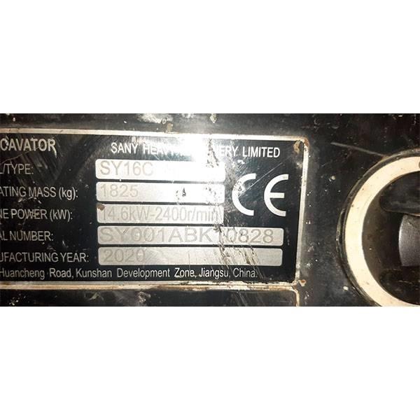 Sany 16C Minigraafmachines < 7t