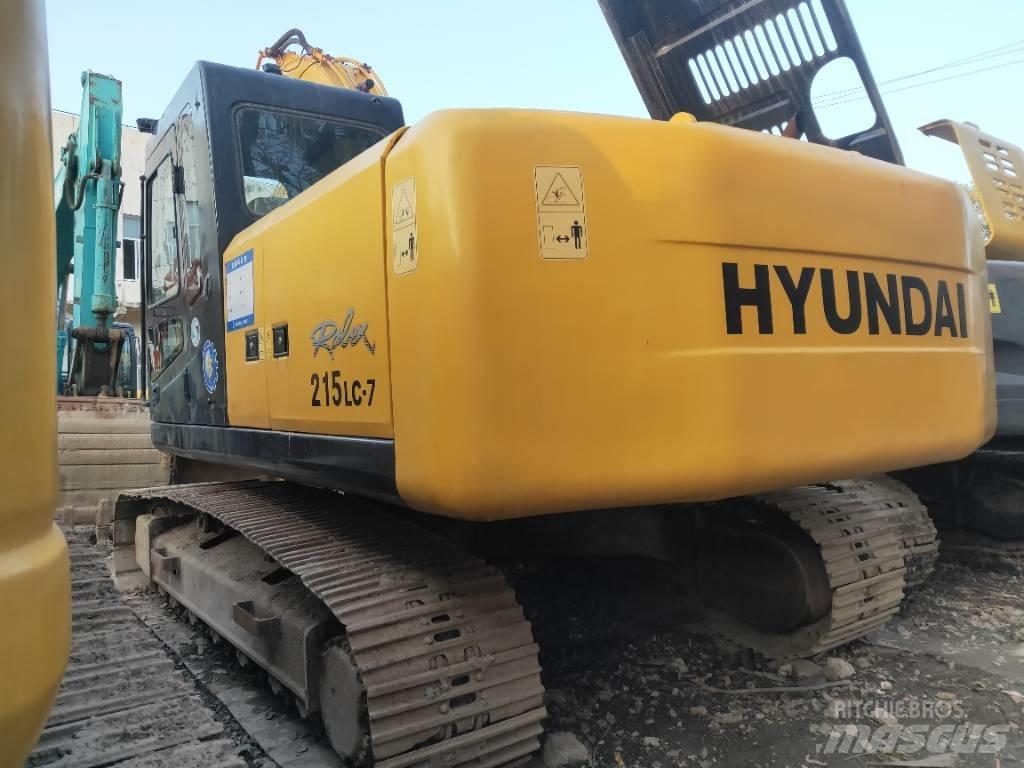 Hyundai R215-7 Rupsgraafmachines
